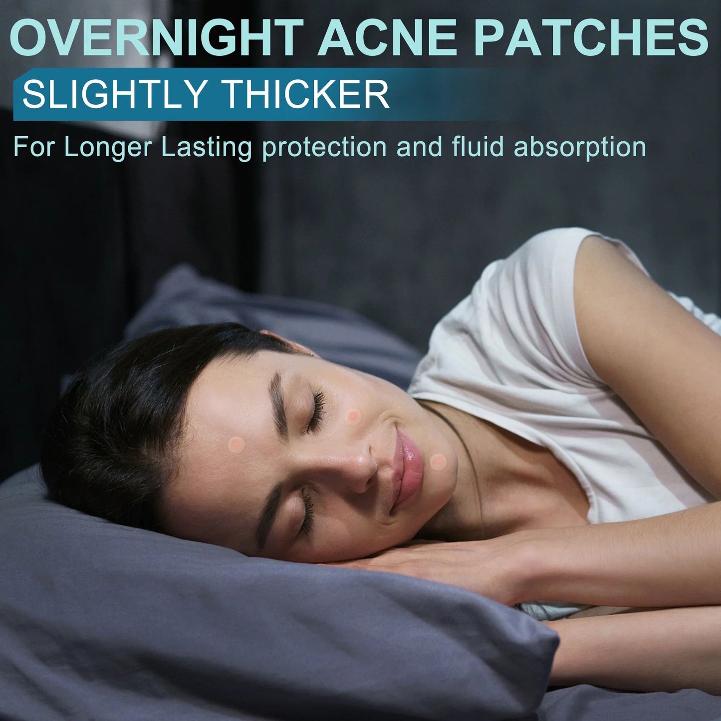 LotFancy 240 Ct Acne Spot Dots, Acne Pimple Patch, Thin Hydrocolloid Patches, 3 Sizes (12, 10, 8mm)