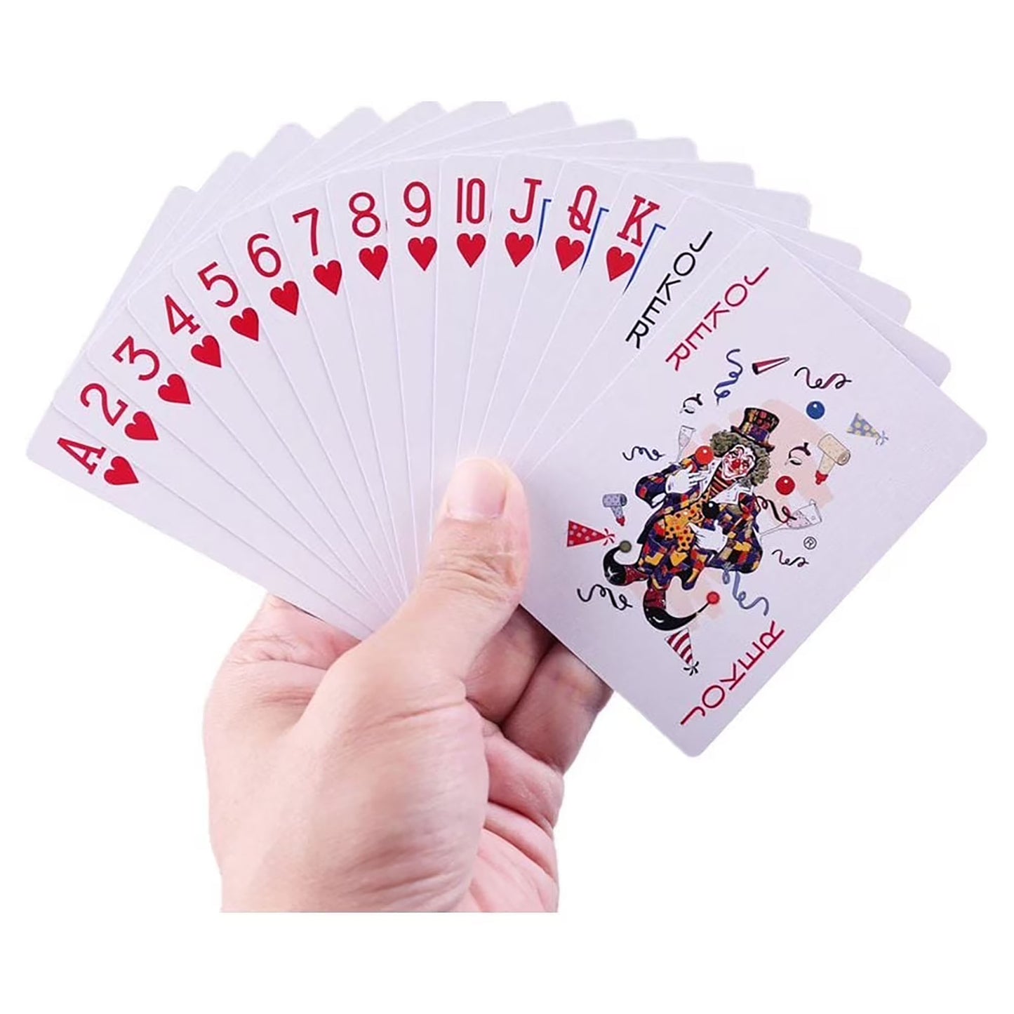 LotFancy Playing Cards, 2 Pack, Decks of Cards, Poker Size Standard Index, Blue and Red