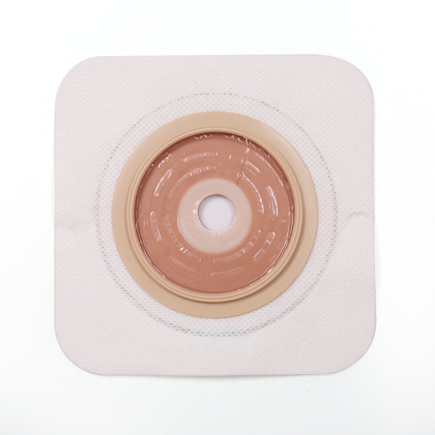 LotFancy Skin Barrier with Non-Woven Border for Two-Piece Drainable Pouch, 10 Pcs Ostomy Wafers