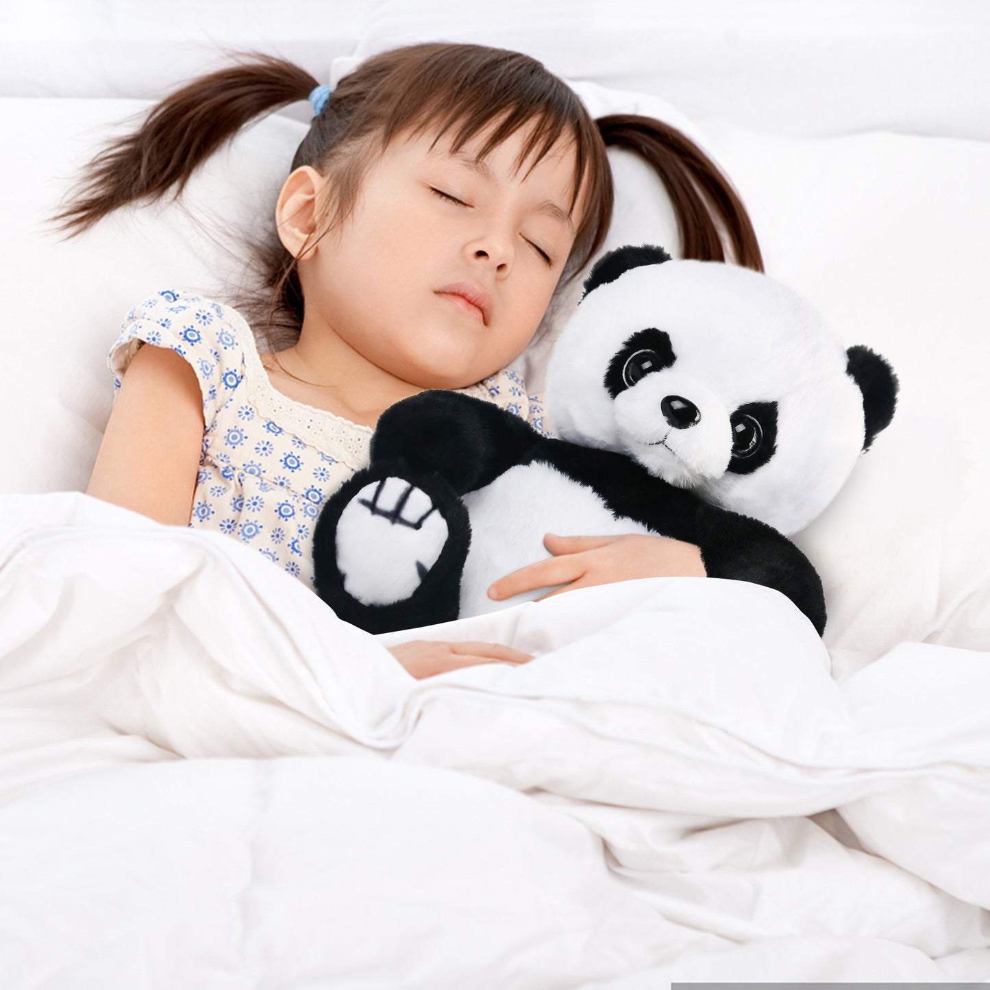 LotFancy Panda Stuffed Animal, 12 in Soft Baby Panda Plush Toy Gift for Kids, Girls, Boys