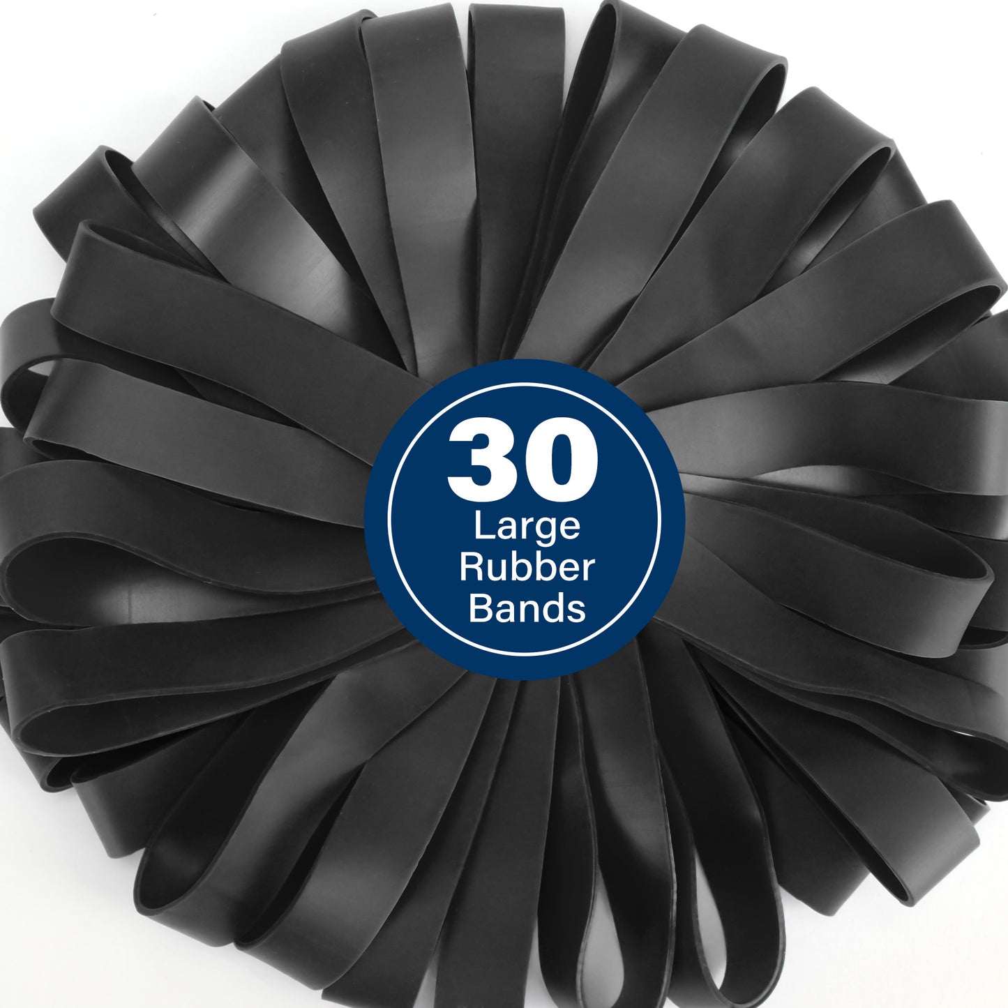LotFancy Large Rubber Bands, Size #107, Big Wide Heavy Duty Elastic Bands for Office Supplies, Home