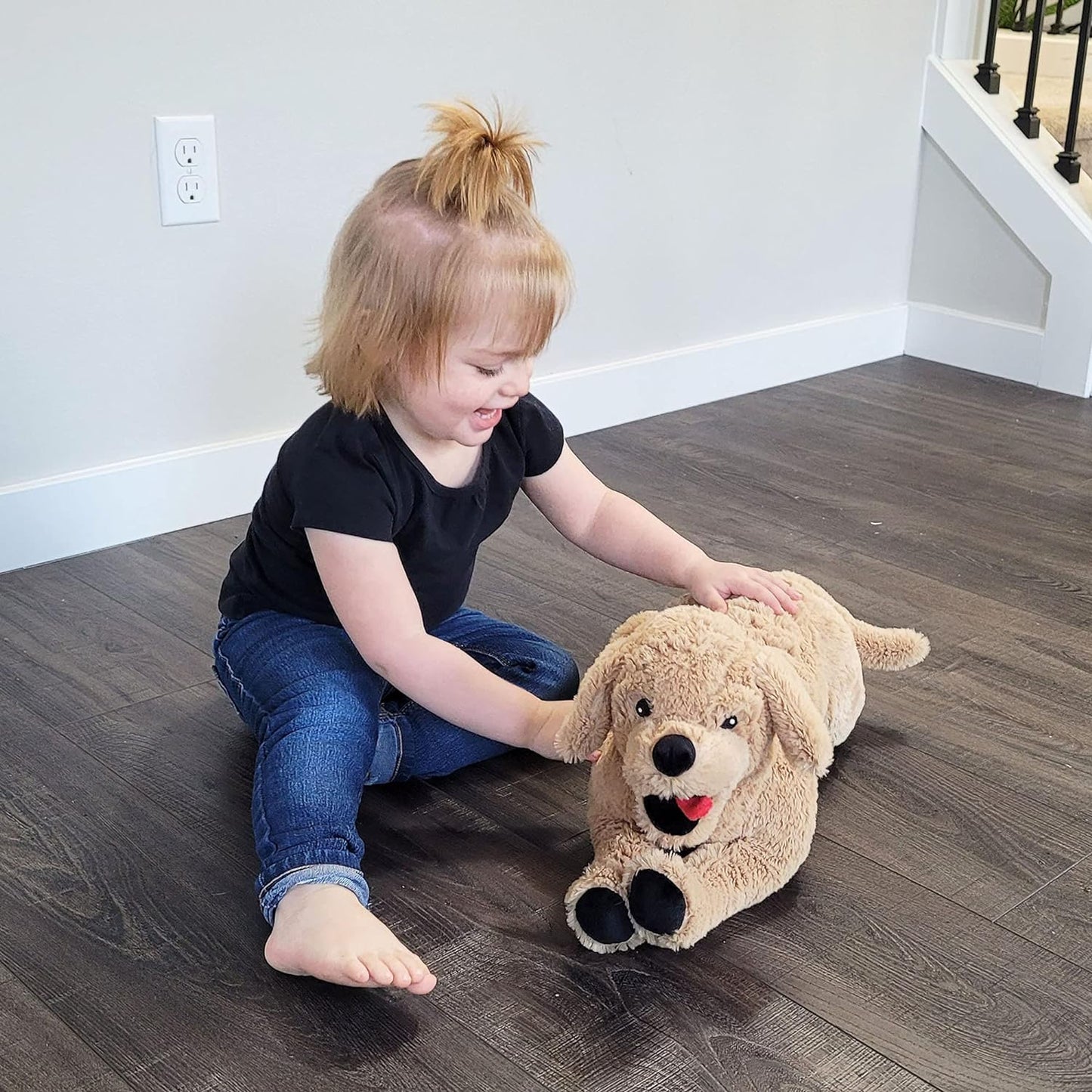 LotFancy Large Dog Stuffed Animals Plush, 27" Golden Retriever Plush Toys for Kids, Dog, Girls