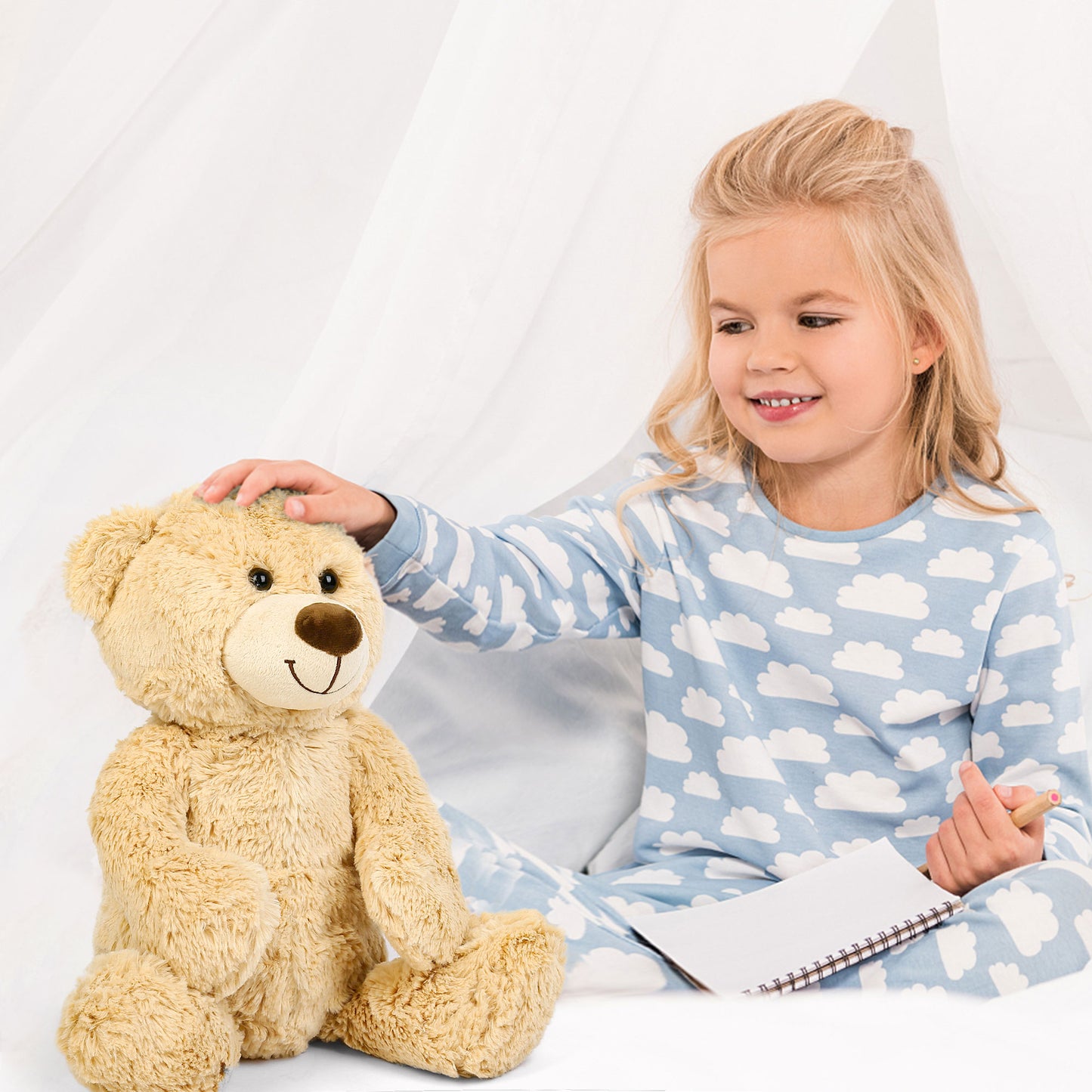 LotFancy Teddy Bear Stuffed Animals, 20 in Plush Toy Gifts for Kids, Boys, Girls