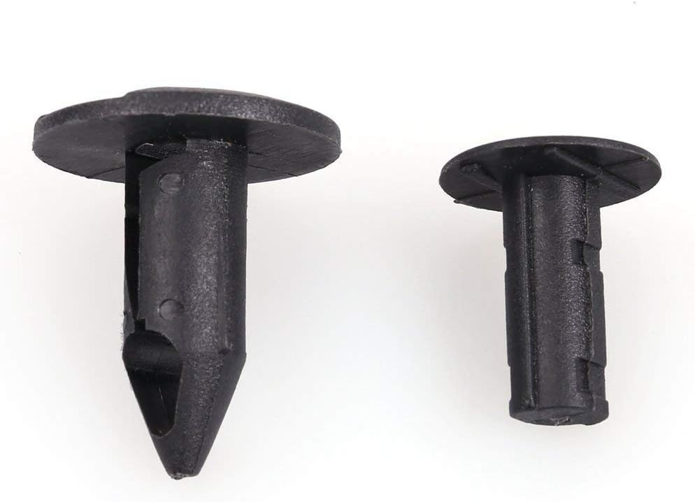 LotFancy 100PCS Car Fender Clips, Nylon Push Retainer Clips, Auto Body Clips Compatible with Honda Mazda Nissan Boat Toyota Retainer Clips kit, 8mm Universal - Fits Most Models