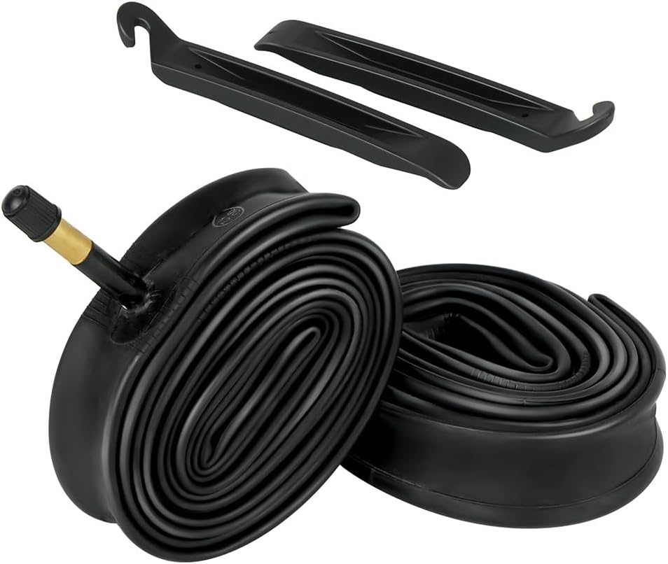 LotFancy 28" 700x35/37/38/40/42/43c Bike Tubes, Packof 2, 700c Road Bicycle Tire Tube