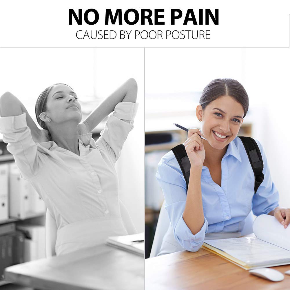 LotFancy Posture Corrector for Women Men and Kids, Adjustable and Comfortable