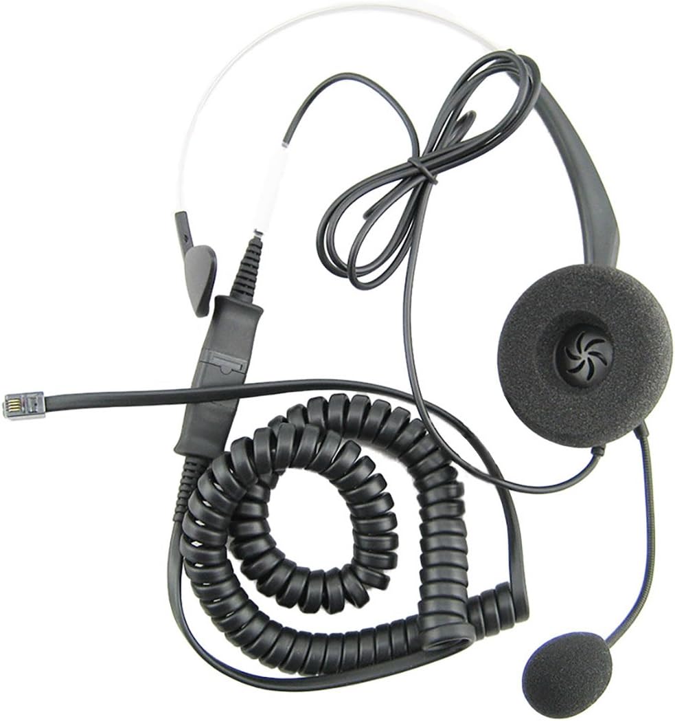 LotFancy QD Quick Headset Disconnect Cable Plus (+) Headset Headphones