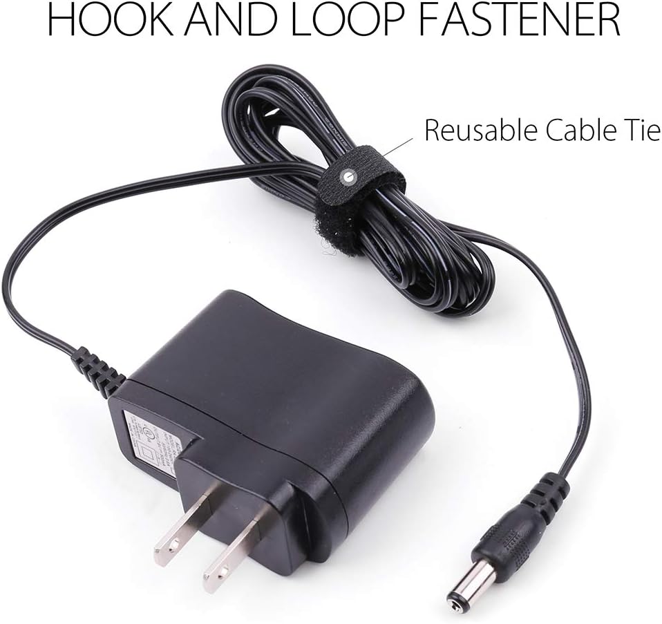 Power Supply for Guitar Effects Pedal, 9V AC DC Power Adapter for BOSS Pedal, 500mA, UL Listed, 6.6FT Cable