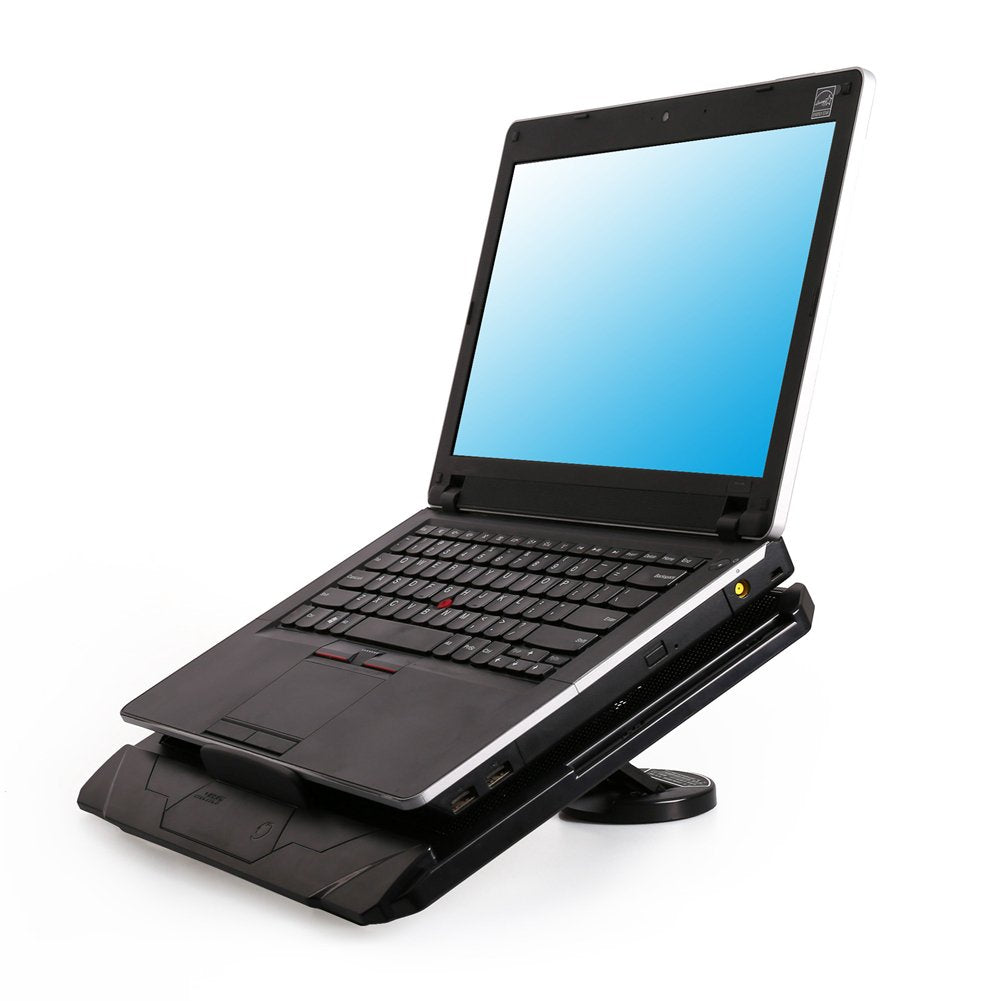 Laptop Cooler Cooling Pad for 10"-15" Notebook - Adjustable Chill Mat Stand with 2 LED Fans by LotFancy