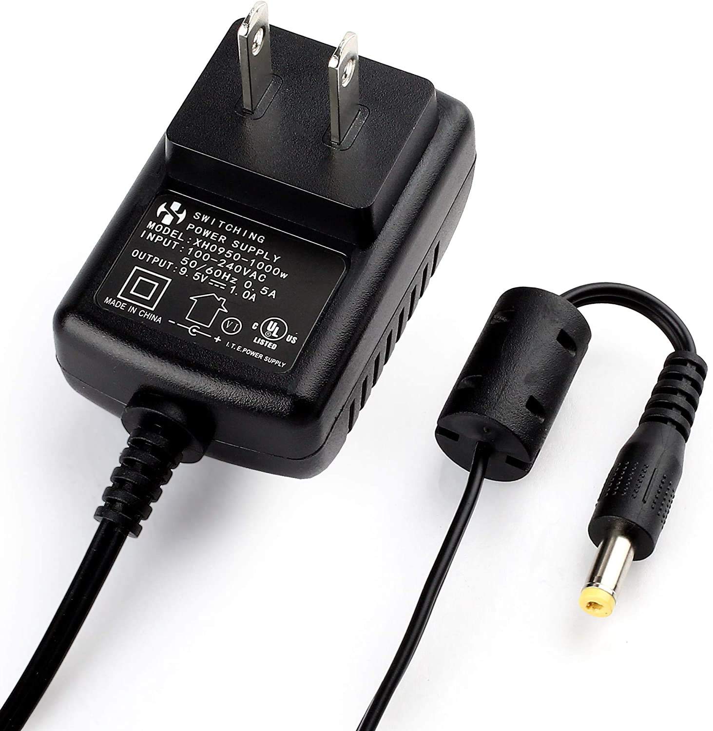 LotFancy 9.5V AC DC Adapter for Casio Piano Keyboard SA76 SA77 SA46 R