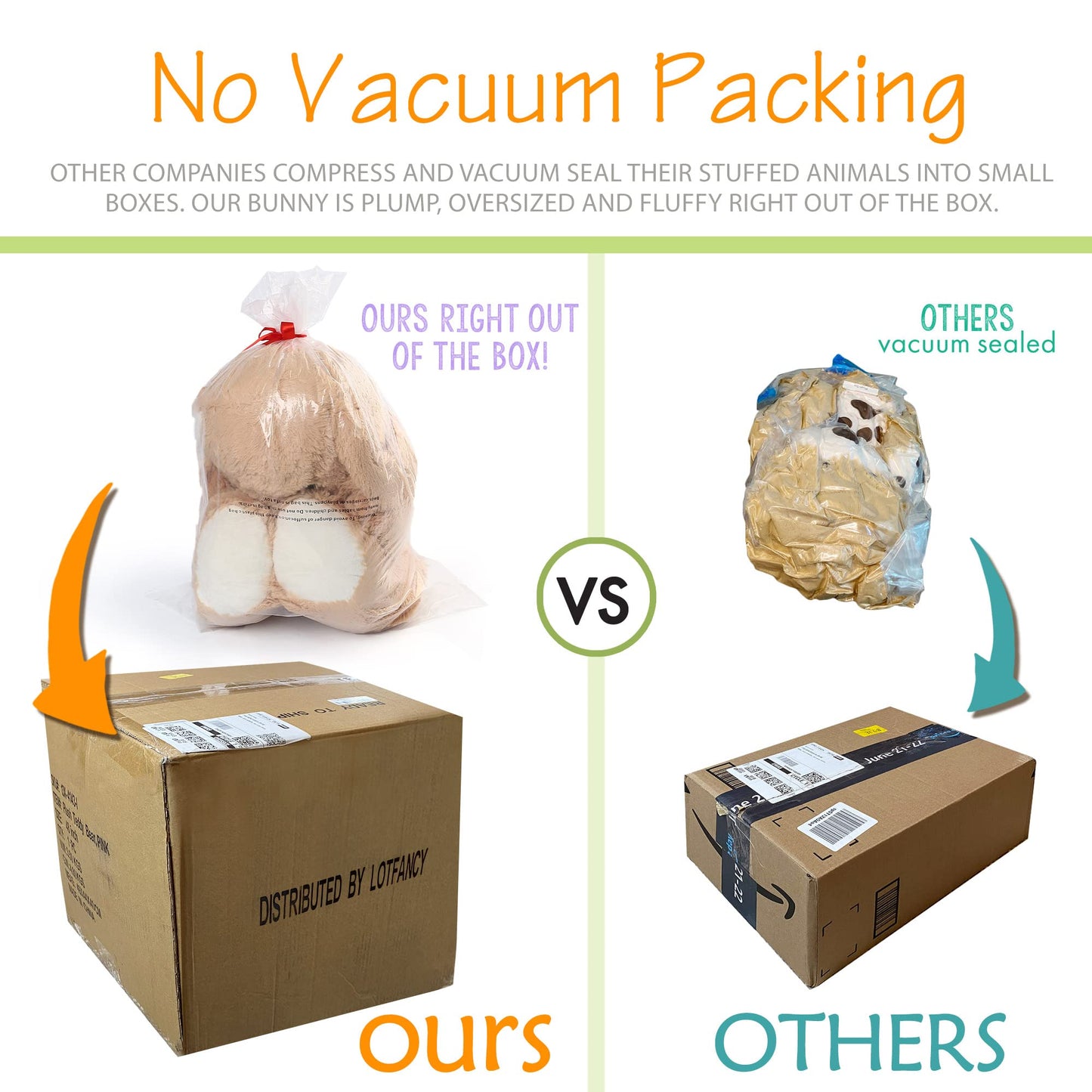 BenBen Bunny Stuffed Animal 3FT, Jumbo Soft Rabbit Plush Toy, Lop-Eared Brown Bunny Plushie (36 inches Tall)