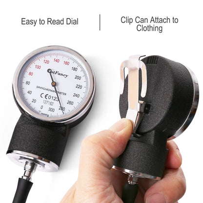 LotFancy Aneroid Sphygmomanometer and Stethoscope Kit, Manual Blood Pressure Monitor BP Cuff
