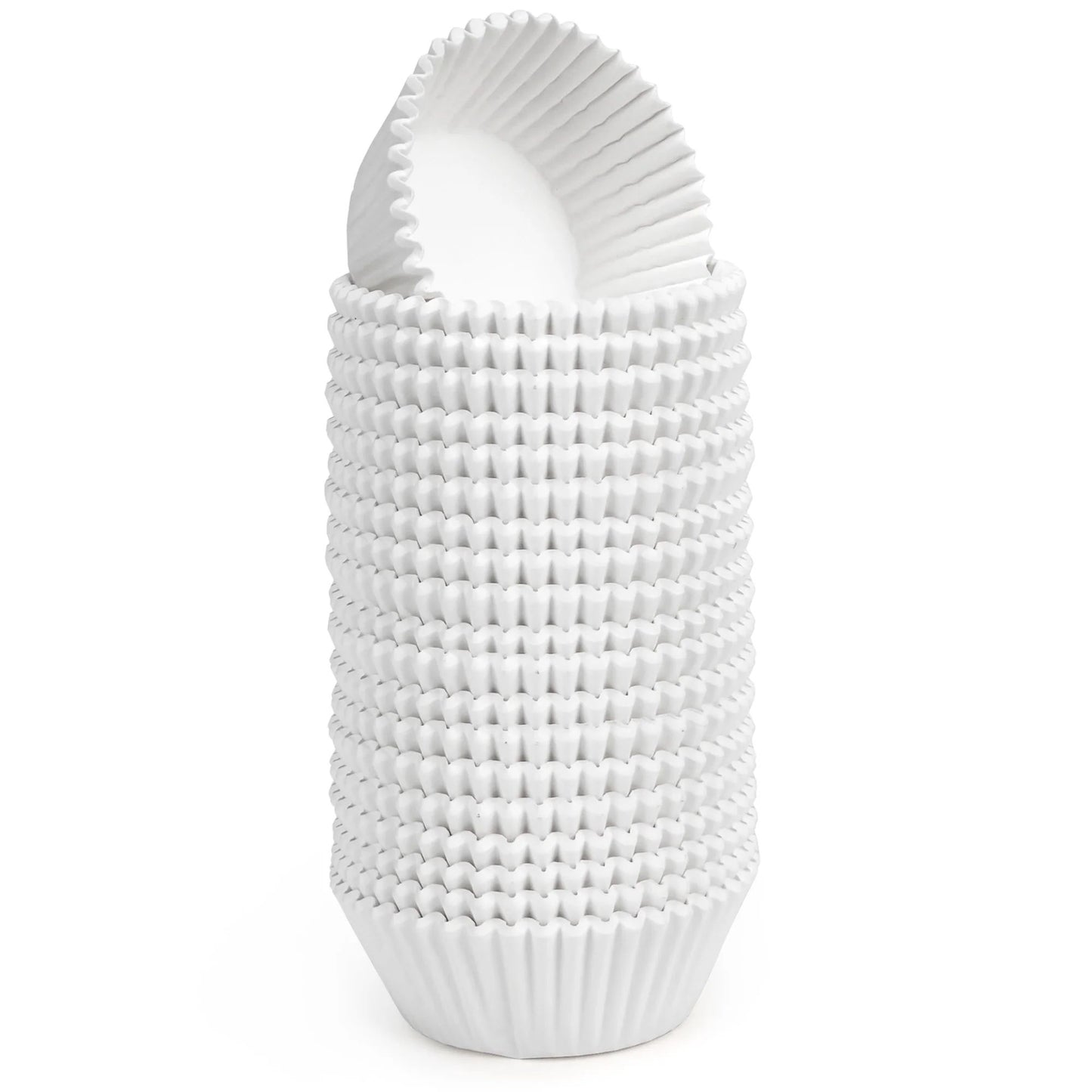 LotFancy 500Pcs Standard Cupcake Muffin Liners, White Greaseproof Cupcake Wrappers Baking Cups