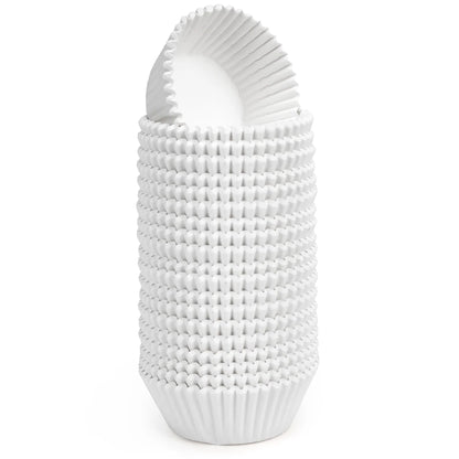 LotFancy 500Pcs Standard Cupcake Muffin Liners, White Greaseproof Cupcake Wrappers Baking Cups