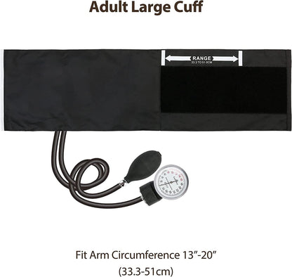 LotFancy Aneroid Sphygmomanometer, Professional Manual Blood Pressure Monitor