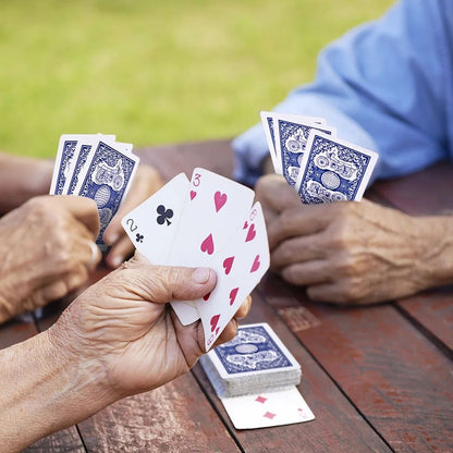 LotFancy Playing Cards, Poker Size Standard Index, 24 Desks(12 Blue and 12 Red)