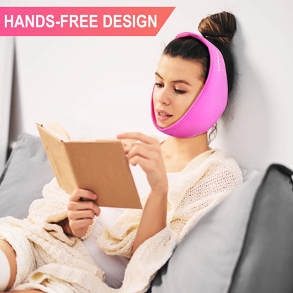 LotFancy Face Ice Pack Wrap with 4 Hot Cold Therapy Gel Packs for Wisdom Teeth, TMJ, TMD, Chin