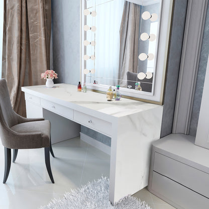 LotFancy Marble Wallpaper,  Glossy Peel and Stick Contact Paper, Removable Gray/White Granite Film Roll, Waterproof Adhesive Vinyl Wrap for Countertop Bathroom Furniture Renovation