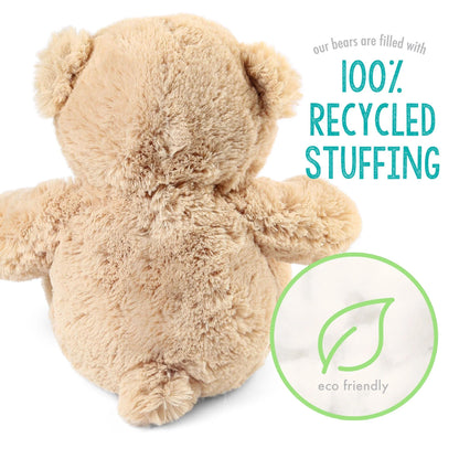 LotFancy Teddy Bear Stuffed Animals, 2 Pcs 10" Plush Toy for Valentine's Day Gifts
