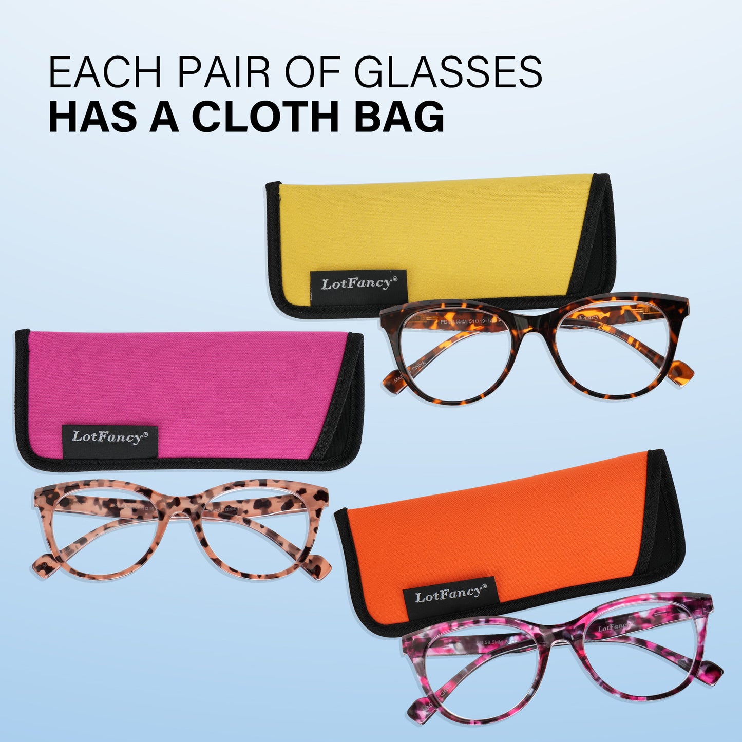 LotFancy Ladies Reading Glasses Blue Light Blocking, Spring Hinge Reader for Women Men,+3.0, 3 Pack