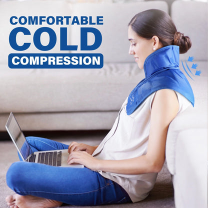 LotFancy Ice Pack for Neck Shoulder, Reusable Cold Compress Therapy for Injuries, Swelling, Strains