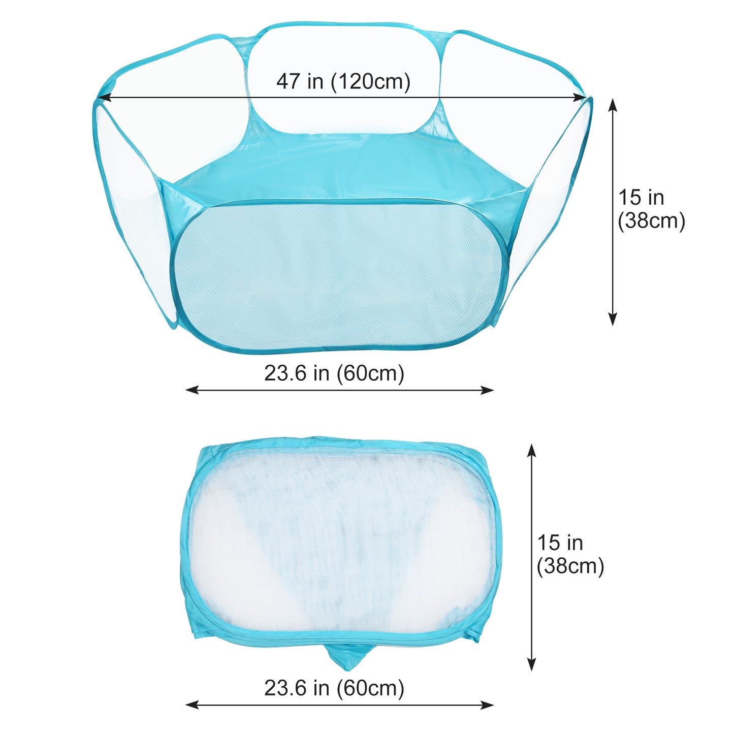 Prime Pets Play Pen for Small Pets, Dog Cat Playpen for Puppy, Small Animals Tent Cage