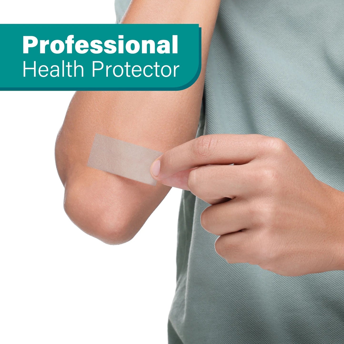 LotFancy Medical Silicone Tape, 2Rolls 1"×5.5 Yds, Waterproof Adhesive Surgical Tape for First Aid