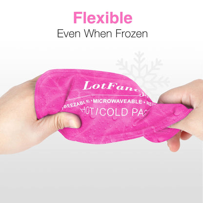 LotFancy Face Ice Pack Wrap with 4 Hot Cold Therapy Gel Packs for Wisdom Teeth, TMJ, TMD, Chin