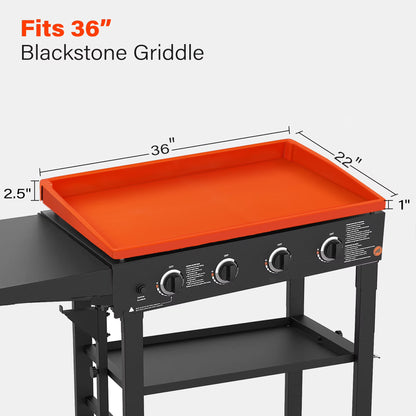 LotFancy 36in Silicone Griddle Mat for Blackstone, Heavy Duty Food Grade Full Coverage Griddle Cover