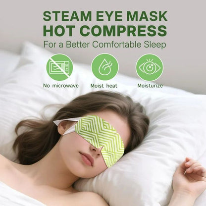 LotFancy 18 Packs Steam Eye Masks, Heated Eye Mask Warm Compress for for Dry Eyes, Puffy Eyes
