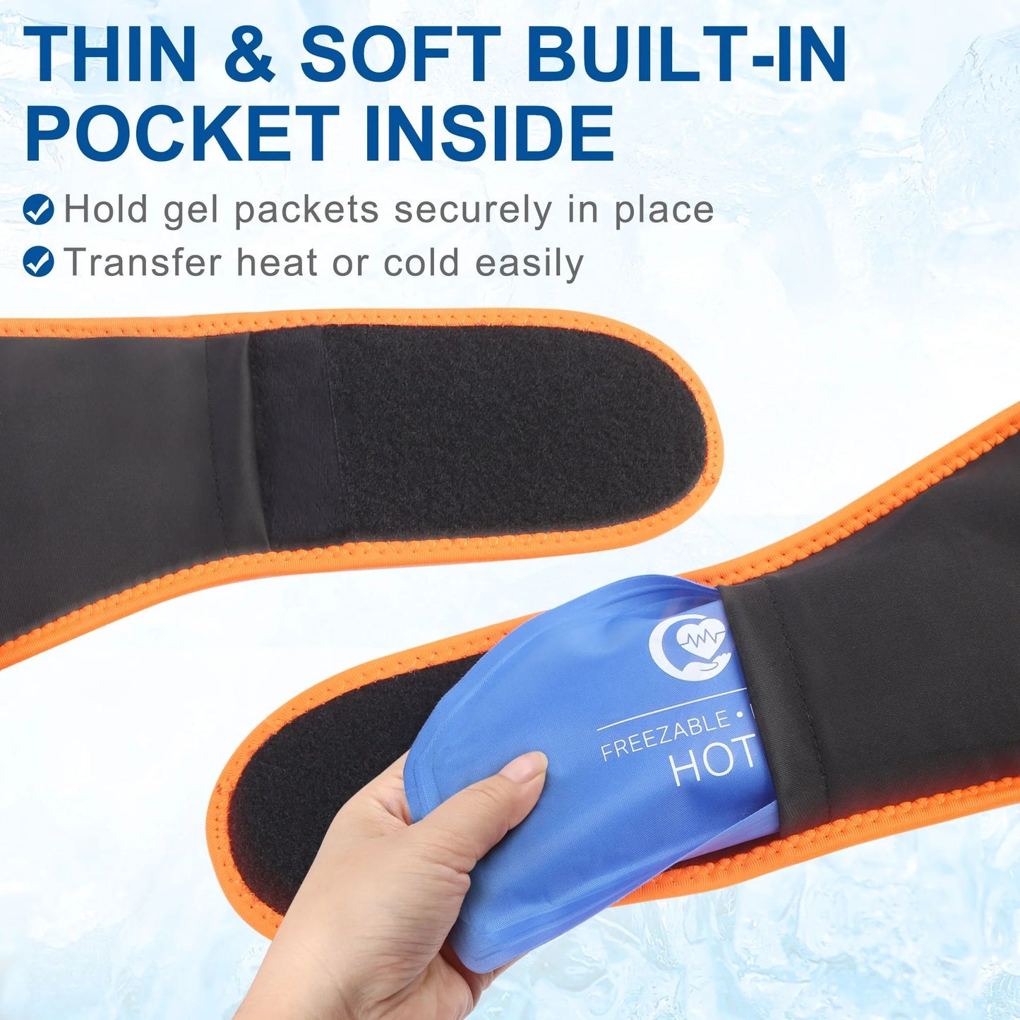 LotFancy Face Ice Pack Wrap with 4 Reusable Hot Cold Therapy Gel Packs for TMJ, Wisdom Teeth