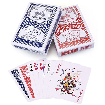 LotFancy Playing Cards, Poker Size Standard Index, 24 Desks(12 Blue and 12 Red)