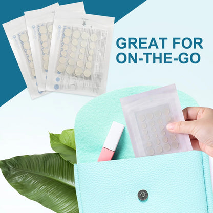 LotFancy 240 Ct Acne Spot Dots, Acne Pimple Patch, Thin Hydrocolloid Patches, 3 Sizes (12, 10, 8mm)