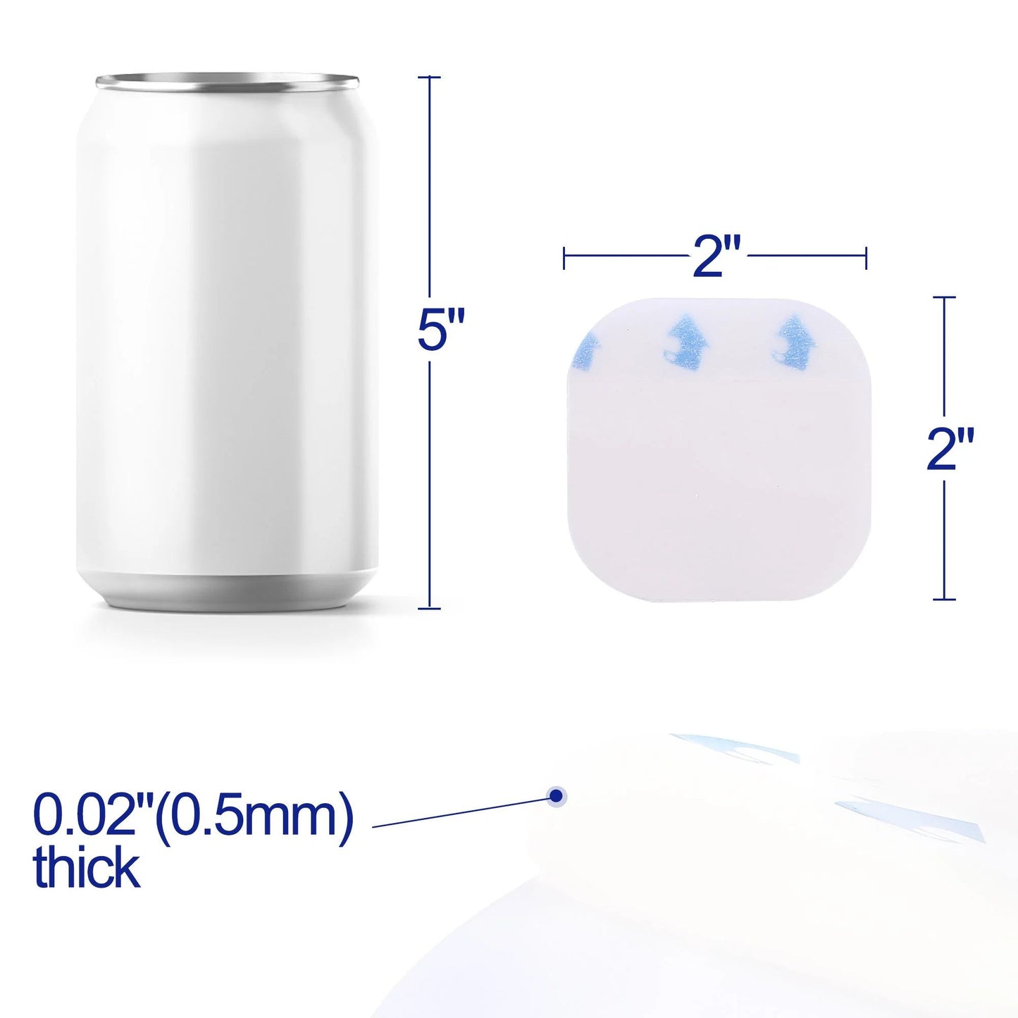 LotFancy 14 Pack 2x2 in Hydrocolloid Adhesive Wound Bandages, Ultra Thin