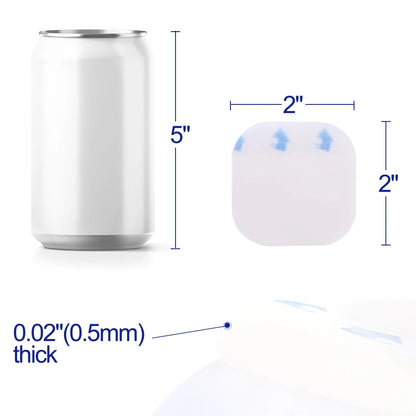 LotFancy 14 Pack 2x2 in Hydrocolloid Adhesive Wound Bandages, Ultra Thin