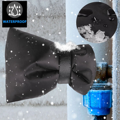 LotFancy Outdoor Faucet Covers for Winter Freeze Protection, 2 PCS Waterproof Hose Bib Covers, 7.5" x 5.7"  WMT