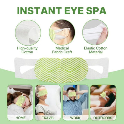 LotFancy 18 Packs Steam Eye Masks, Heated Eye Mask Warm Compress for for Dry Eyes, Puffy Eyes