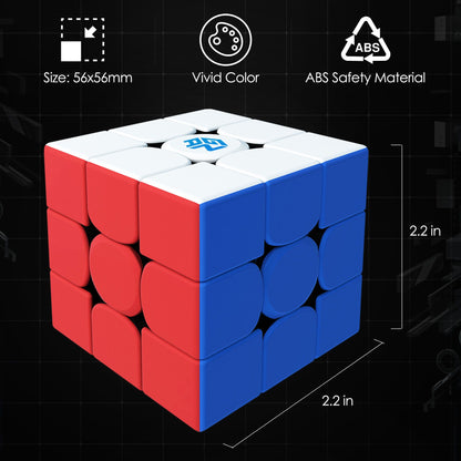 GAN 356 M 3x3 Magnetic Speed Cube, GAN Cube, 3x3x3 Magic Cube, Stickerless