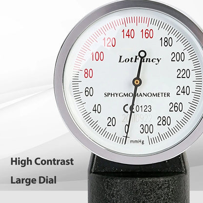 LotFancy Manual Blood Pressure Cuff, Pediatric BP Cuff( 7.2-10.5 in), Child Aneroid Sphygmomanometer