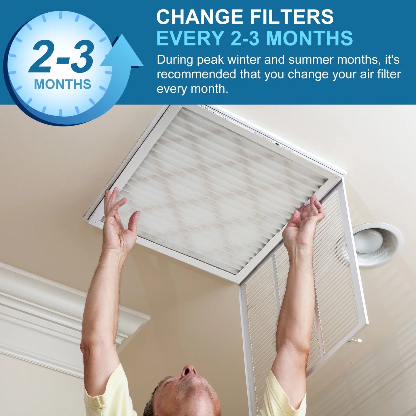 LotFancy 20x25x1 Air Filters, MERV 13 Pleated HVAC AC Furnace Air Filters, 4 Pack