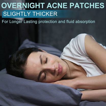 LotFancy 240 Ct Acne Spot Dots, Acne Pimple Patch, Thin Hydrocolloid Patches, 3 Sizes (12, 10, 8mm)