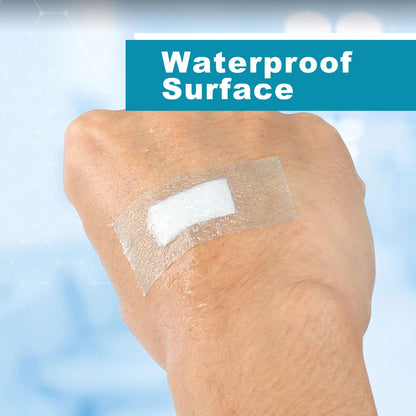 LotFancy Medical Silicone Tape, 4 Rolls 1”×5.5 Yds, Waterproof Adhesive Surgical Tape for First Aid