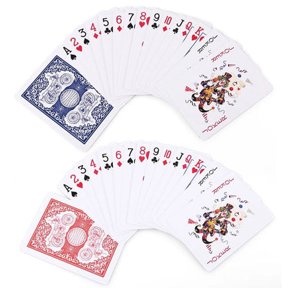 LotFancy Playing Cards, Poker Size Standard Index, 24 Desks(12 Blue and 12 Red)