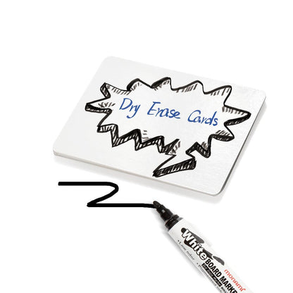 LotFancy Blank Playing Cards, 180Pcs, Dry Erase Cards, Reusable Flash Cards to Write on, Poker Size