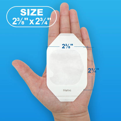 LotFancy Transparent Film Dressing 2.375" x 2.75", 35 Packs Waterproof Bandage for Post Surgical Shower, Tattoo Aftercare Bandage