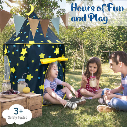 LotFancy Play Tent for Kids, Boys, Pop up Play Tent House for Toddlers 3+Years, Indoor Outdoor