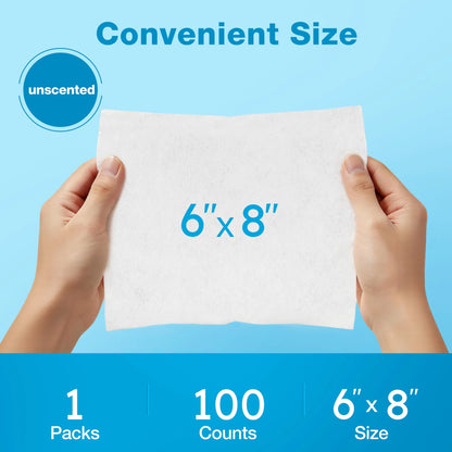 Prime Pets Dog Wipes for Paws and Butt, 100 Ct, Pet Wipes for Dogs & Cats, Deodorizing Puppy Wipes