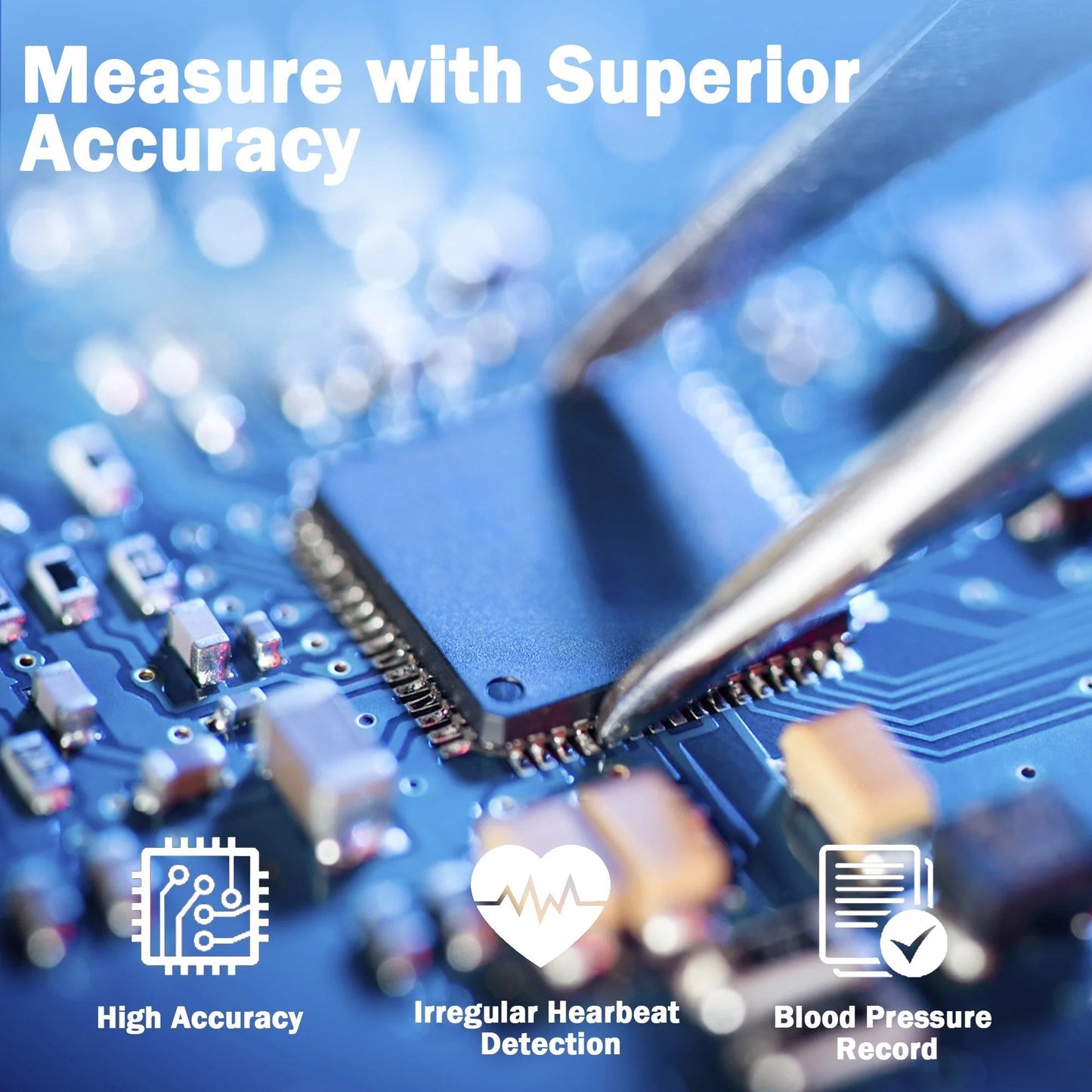 LotFancy Blood Pressure Monitor, Automatic Upper Arm BP Cuff Machine Kit, Digital BP Gauge