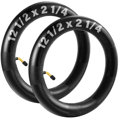 LotFancy 12 1/2 x 2 1/4 Inner Tube for Razor Pocket Mod, 2 Pack 12.5 x 2.25 Angled Valve Stem Tubes for Pocket Bikes, Gas Scooters, Electric Scooters, Mini Bikes, Mobility Scooters and More