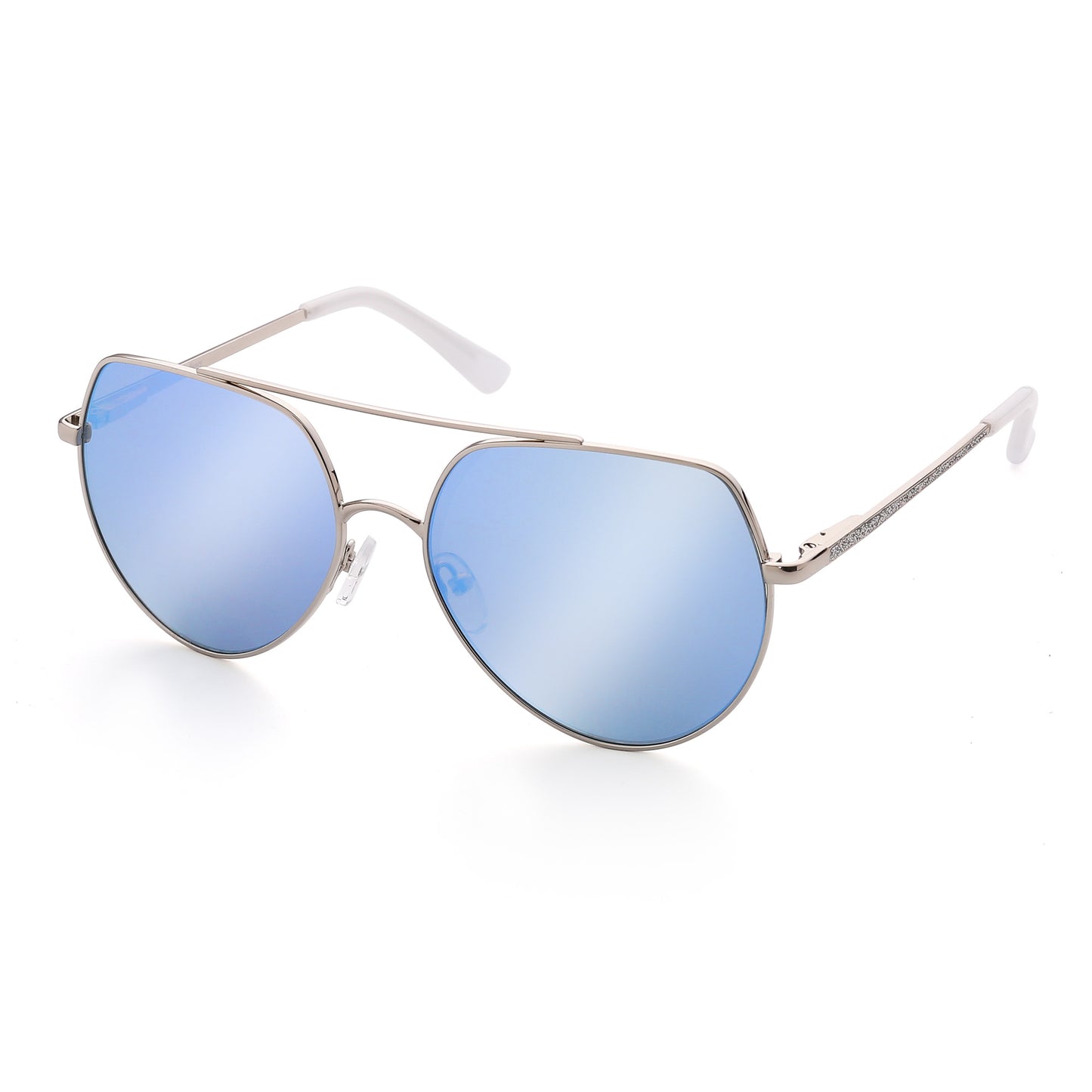 LotFancy Aviator Sunglasses for Women, UV Protection Mirrored Driving Sun Glasses with Case